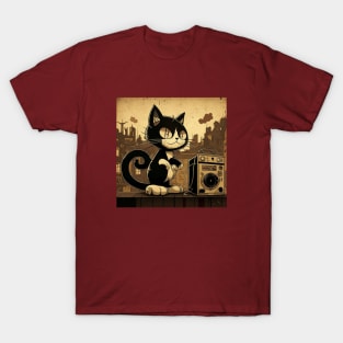 Vintage illustration of Felix The Cat T-Shirt